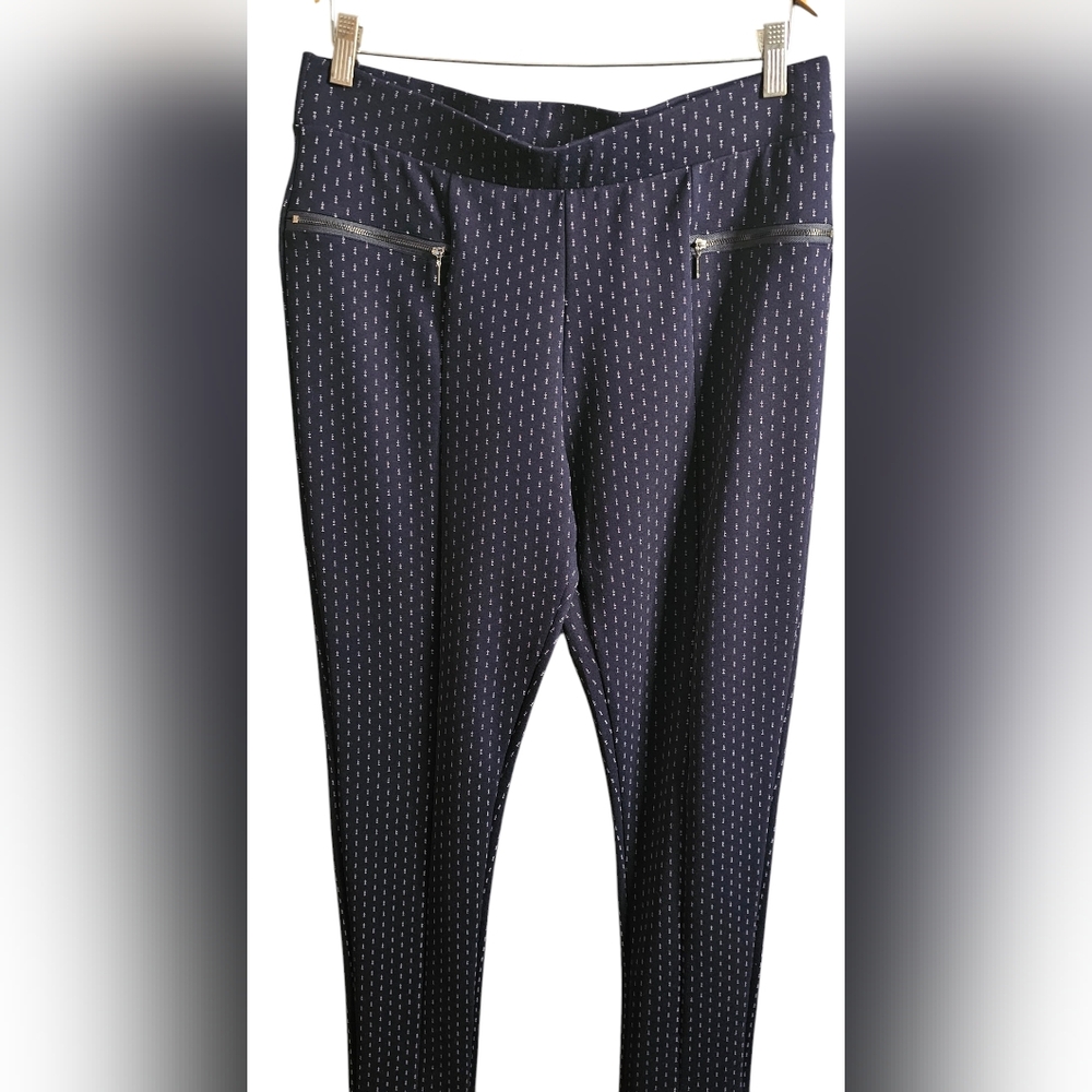 Preppy Navy Blue Cropped Ankle Slacks - Womens, Sz, XL, NWOT